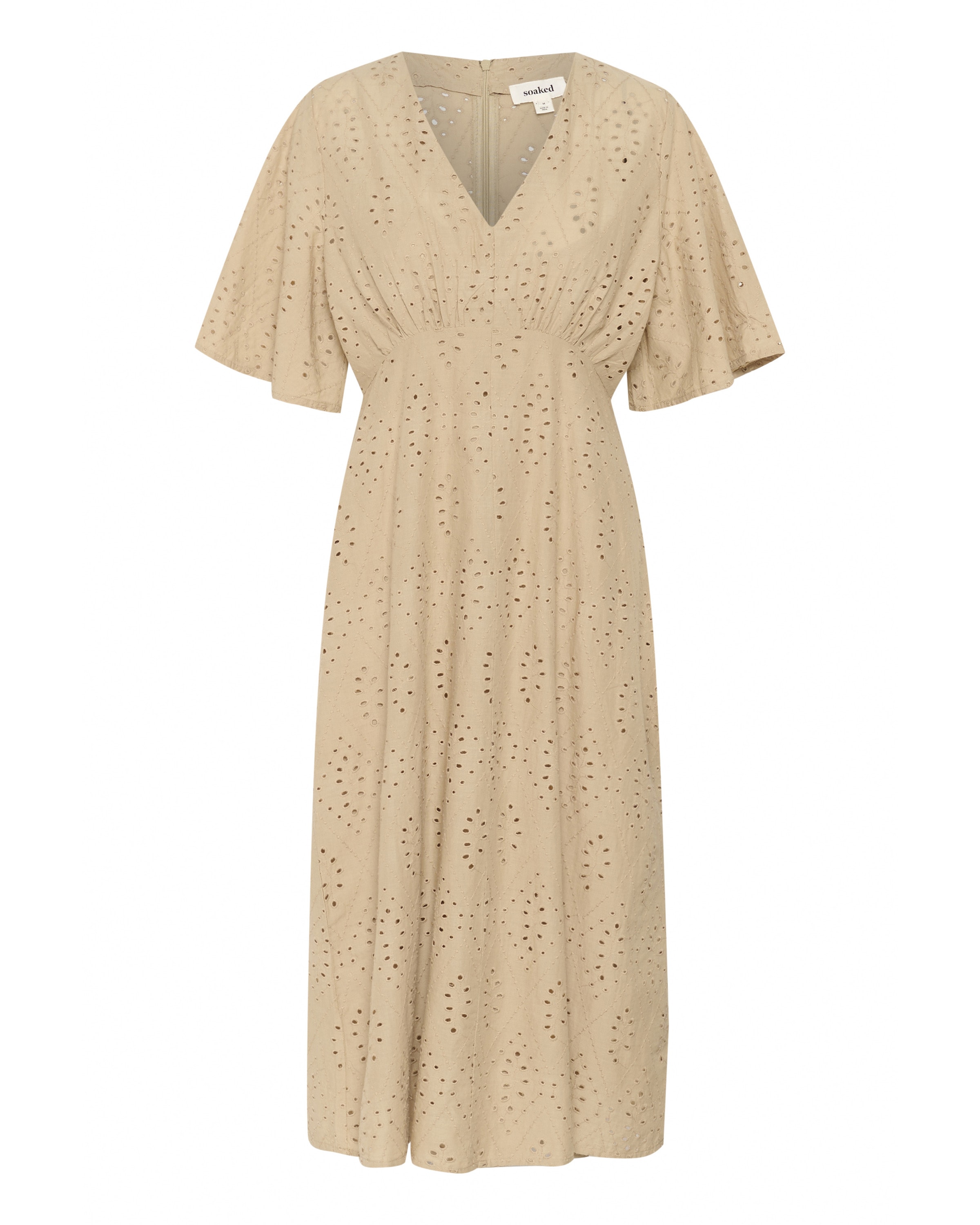 SOAKED IN LUXURY Kjole 'Joella' i chamois, Produktvisning