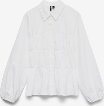VERO MODA Bluse 'MABEL' i hvid: forside