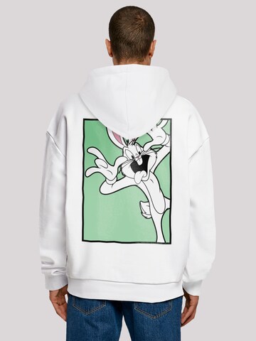 F4NT4STIC Sweatshirt 'Looney Tunes' in Wit: voorkant