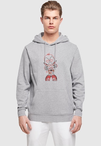 Sweat-shirt ABSOLUTE CULT en gris : devant