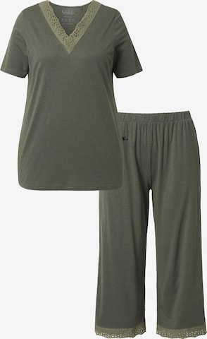 Ulla Popken Pyjama in Grün: Vorderseite