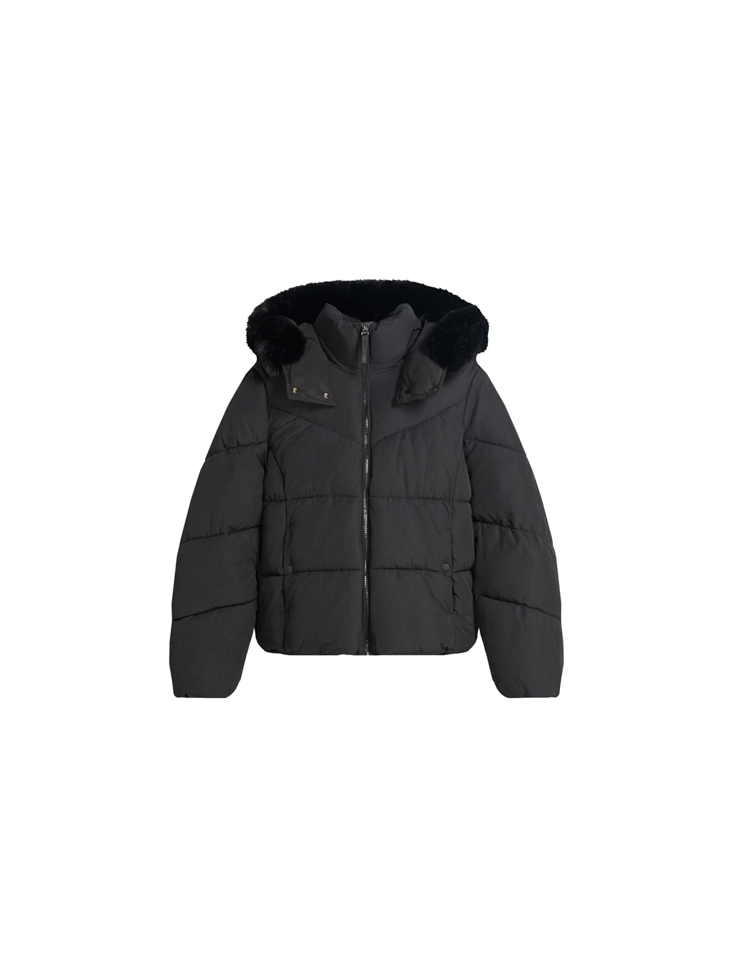 Giacca invernale di Bershka in nero: frontale