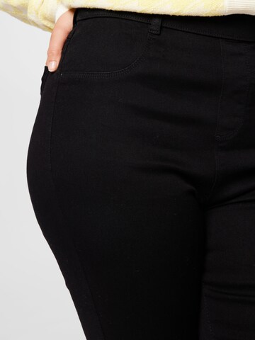 Dorothy Perkins Curve Slimfit Jeggings in Zwart