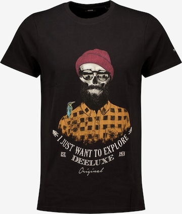 Deeluxe Shirt in Schwarz: Vorderseite