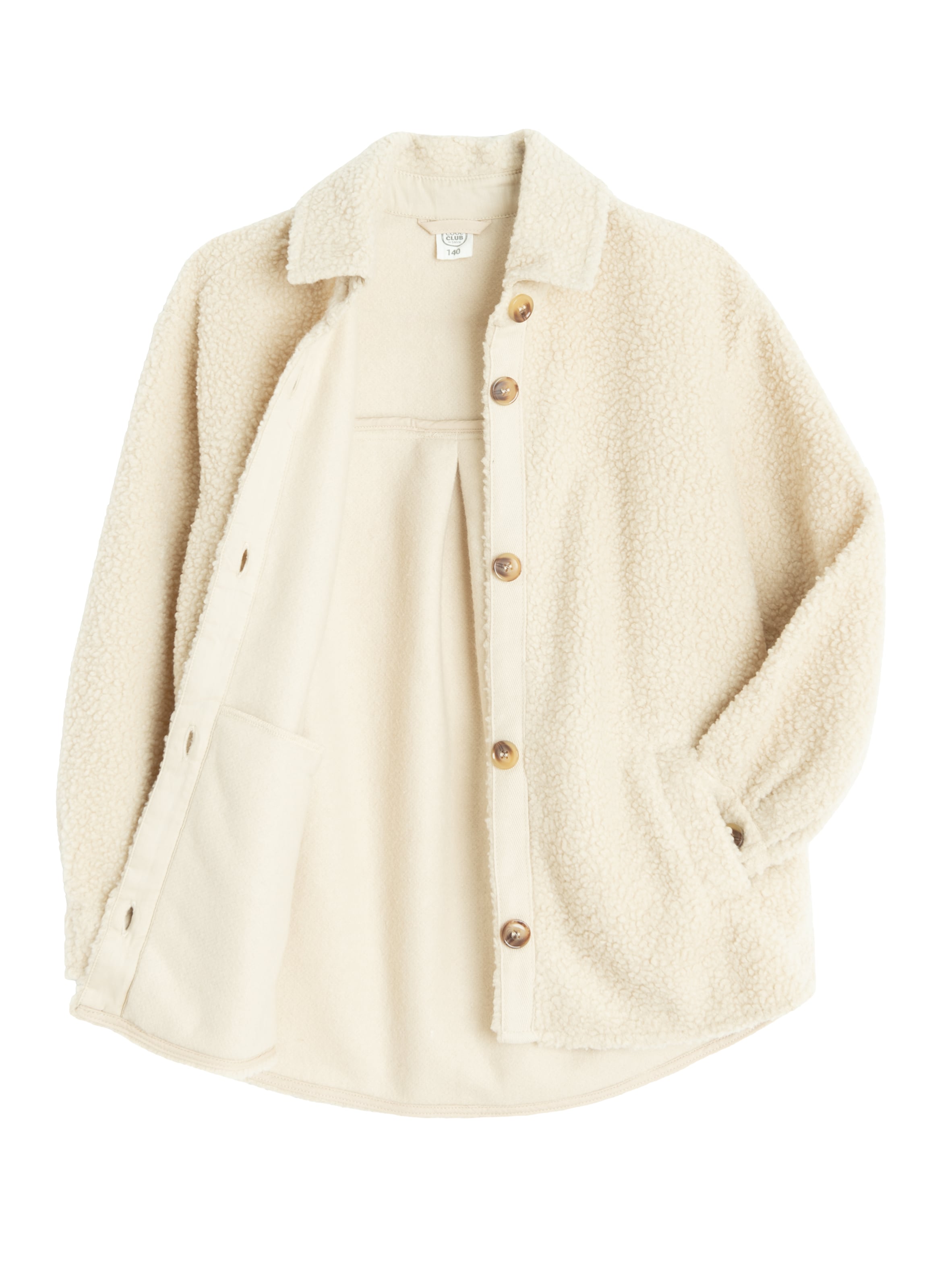 COOL CLUB by SMYK Fleece jas in Wit