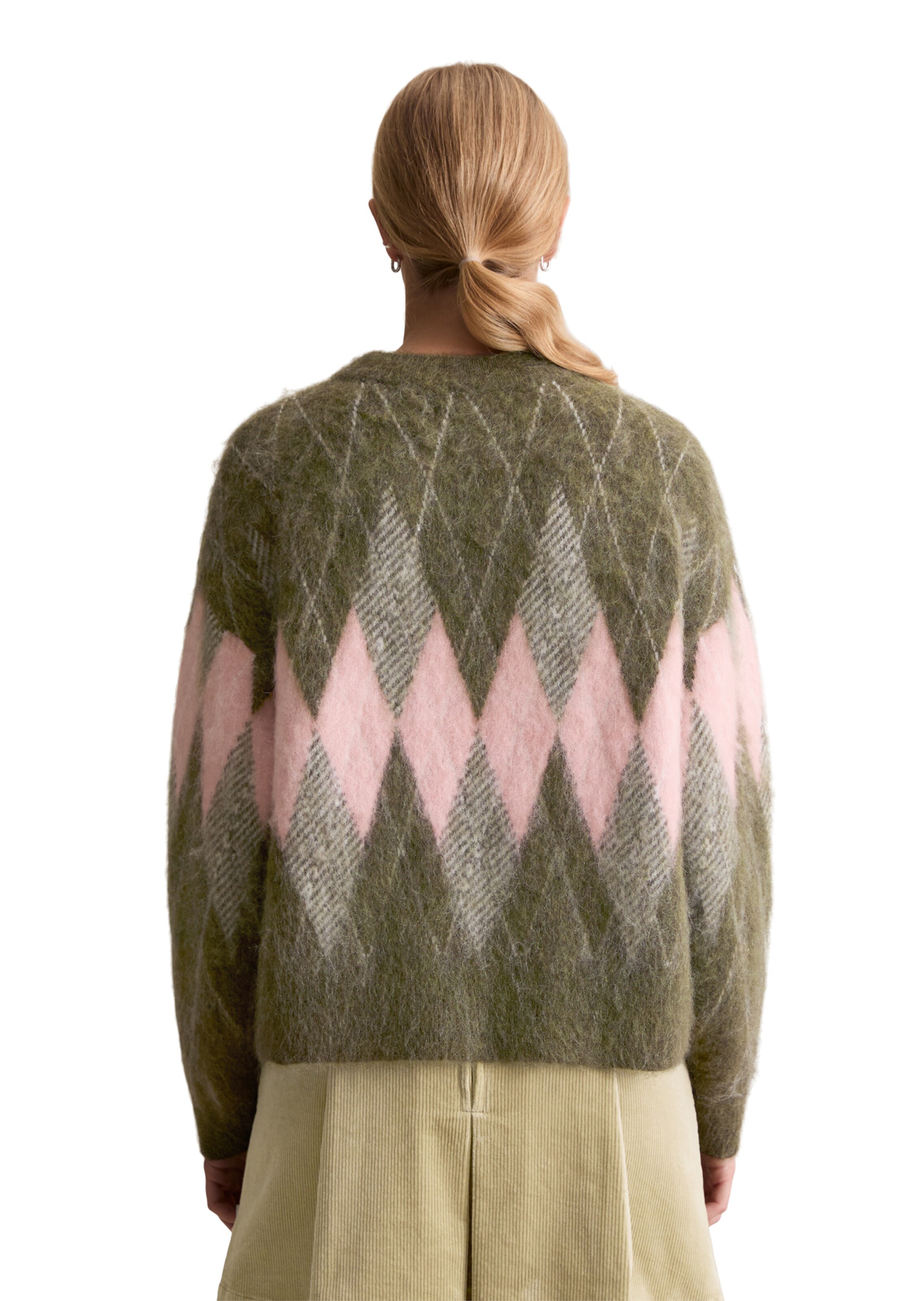 Pull-over 'Preppy' Marc O'Polo DENIM en vert