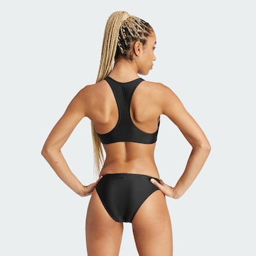 ADIDAS PERFORMANCE Bralette Athletic Bikini Top 'Big Bars' in Black