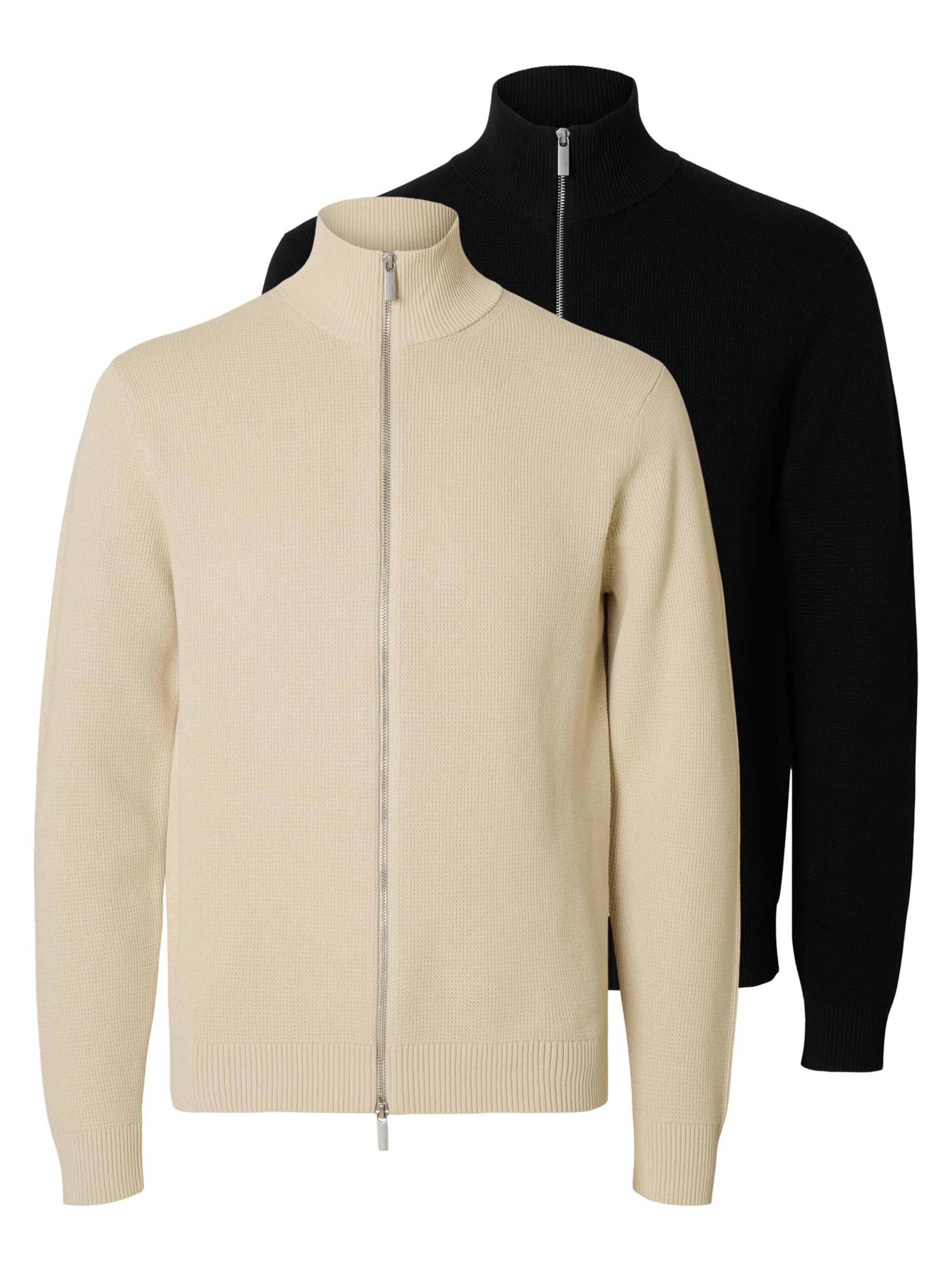 SELECTED Knit cardigan 'Dane' in Beige: front