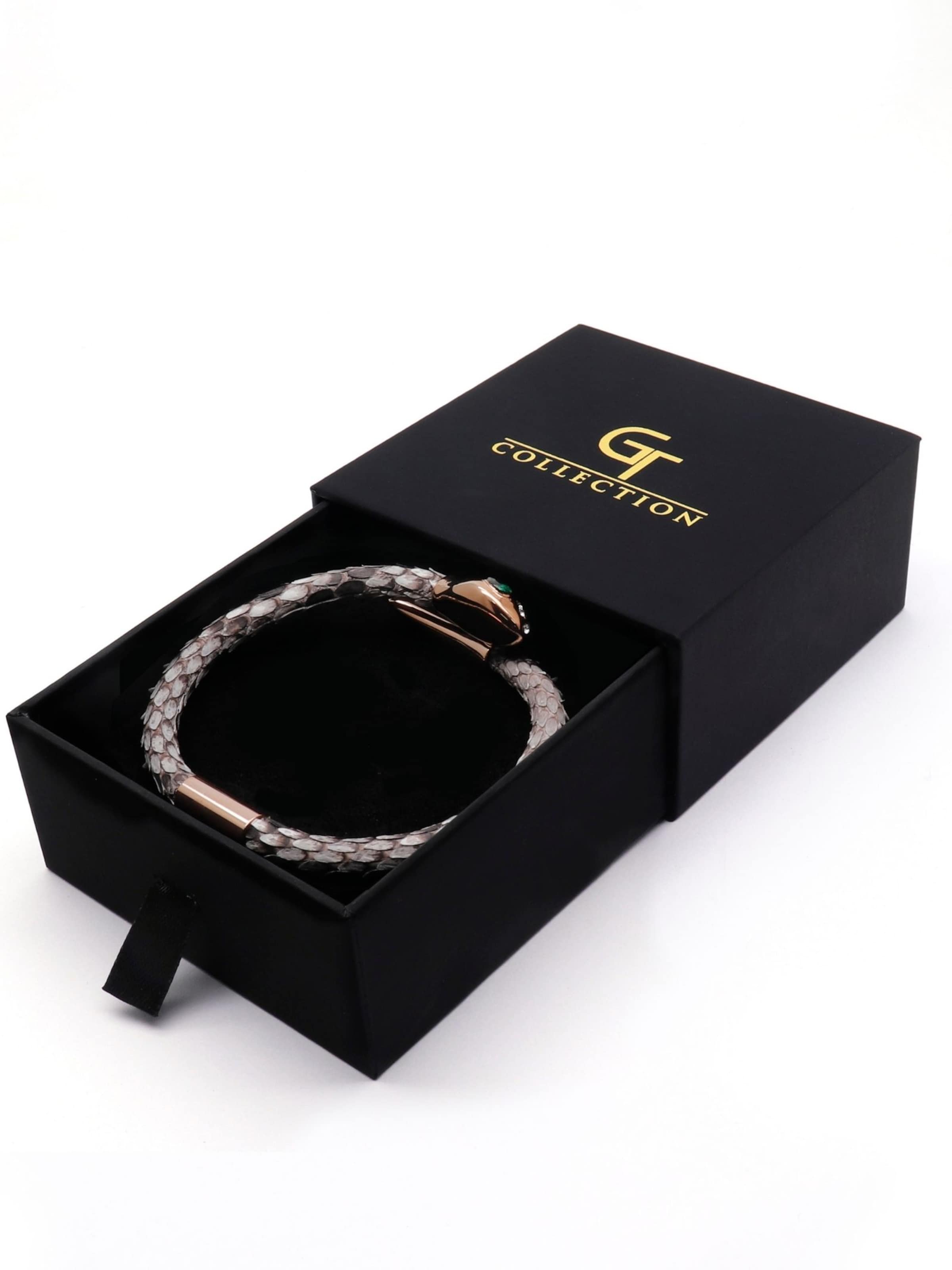 GT Collection Bracelet 'Snake Head' in Brown