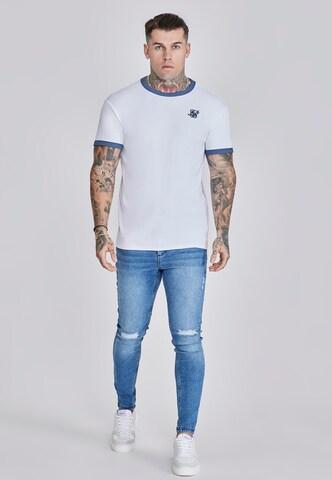 T-Shirt SikSilk en blanc