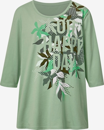 T-shirt Janet & Joyce en vert : devant