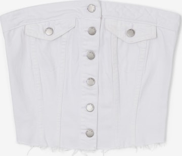 Dr. Denim Top 'Carli Tube' in White: front