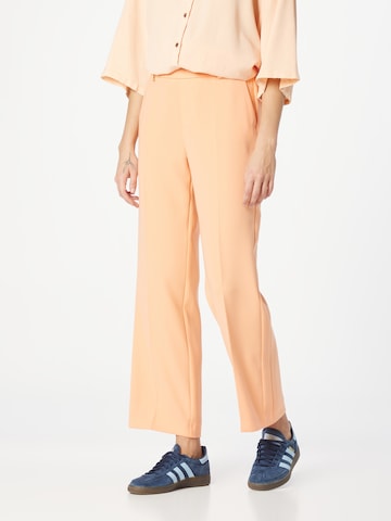 MOS MOSH Regular Pleated Pants in Orange: front