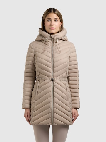khujo Übergangsjacke 'Sola' in Beige: Vorderseite
