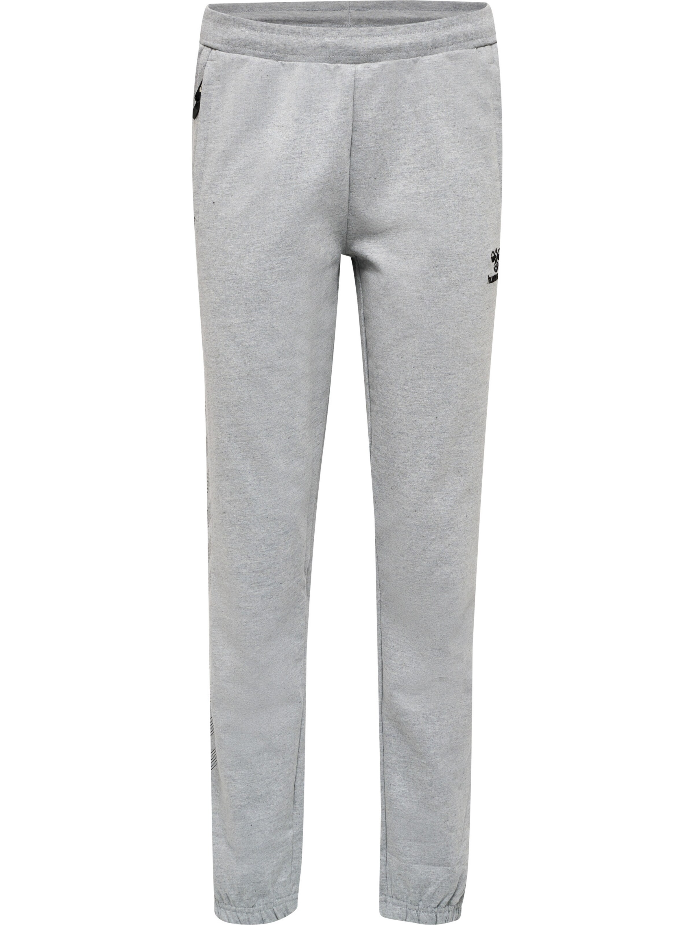 Hummel Tapered Sports trousers in Grey: front