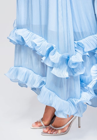 Ombre Avondjurk in Blauw