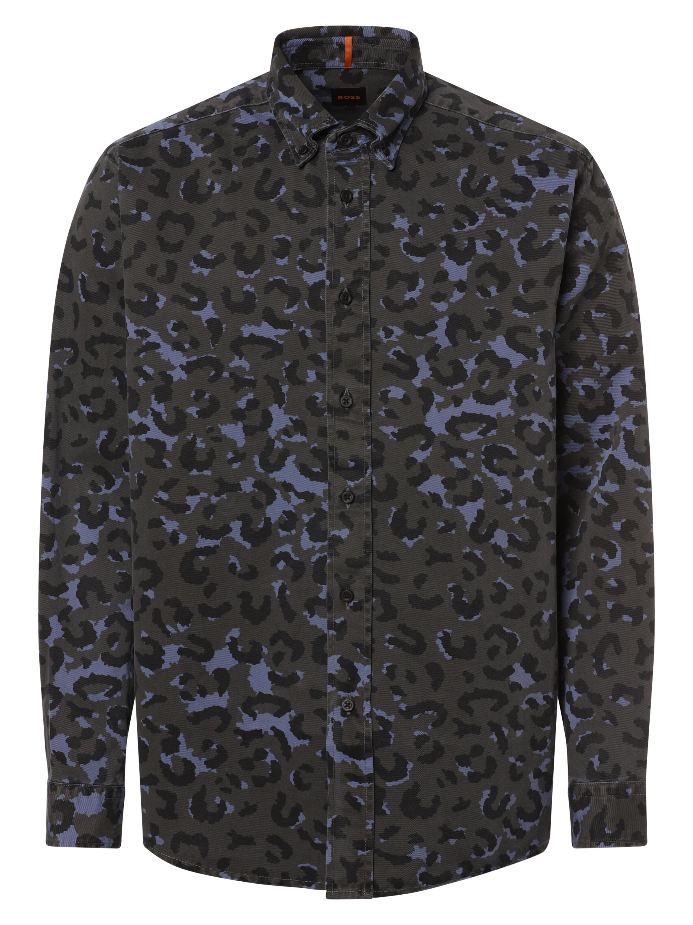 BOSS Regular Fit Hemd 'Lambey_1' in Grün: Vorderseite