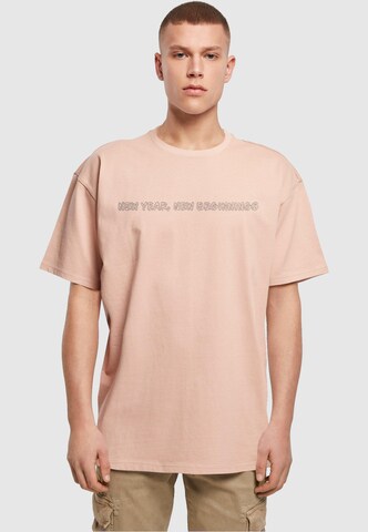 Merchcode Shirt 'New Year' in Orange: front