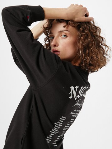 Tommy Jeans Sweatshirt 'GRUNGE' in Schwarz