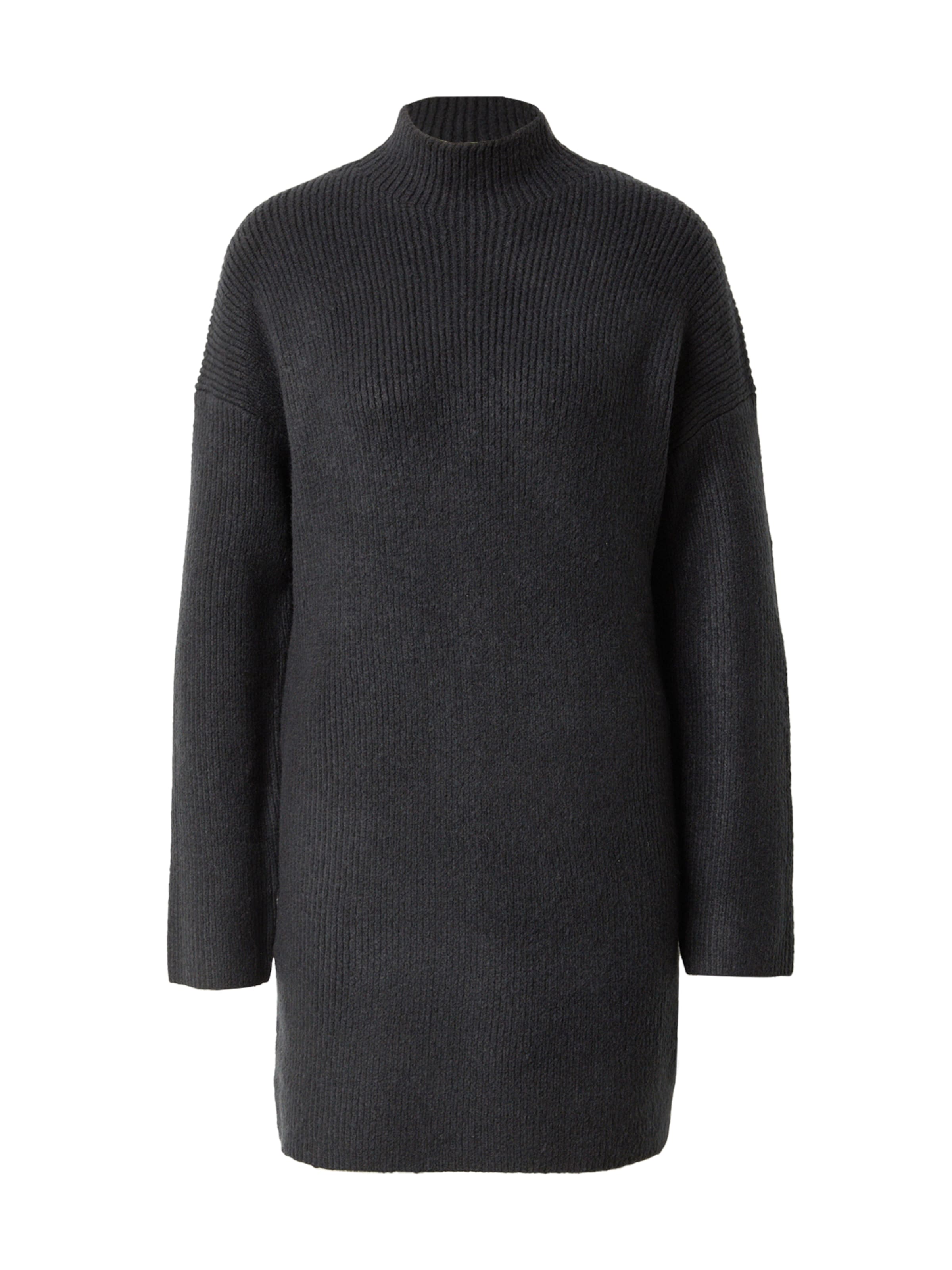 Abercrombie & Fitch Pletena obleka | črna barva, Prikaz izdelka