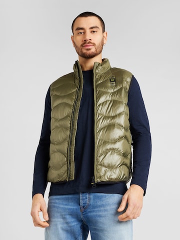 Blauer.USA Bodywarmer in Groen: voorkant