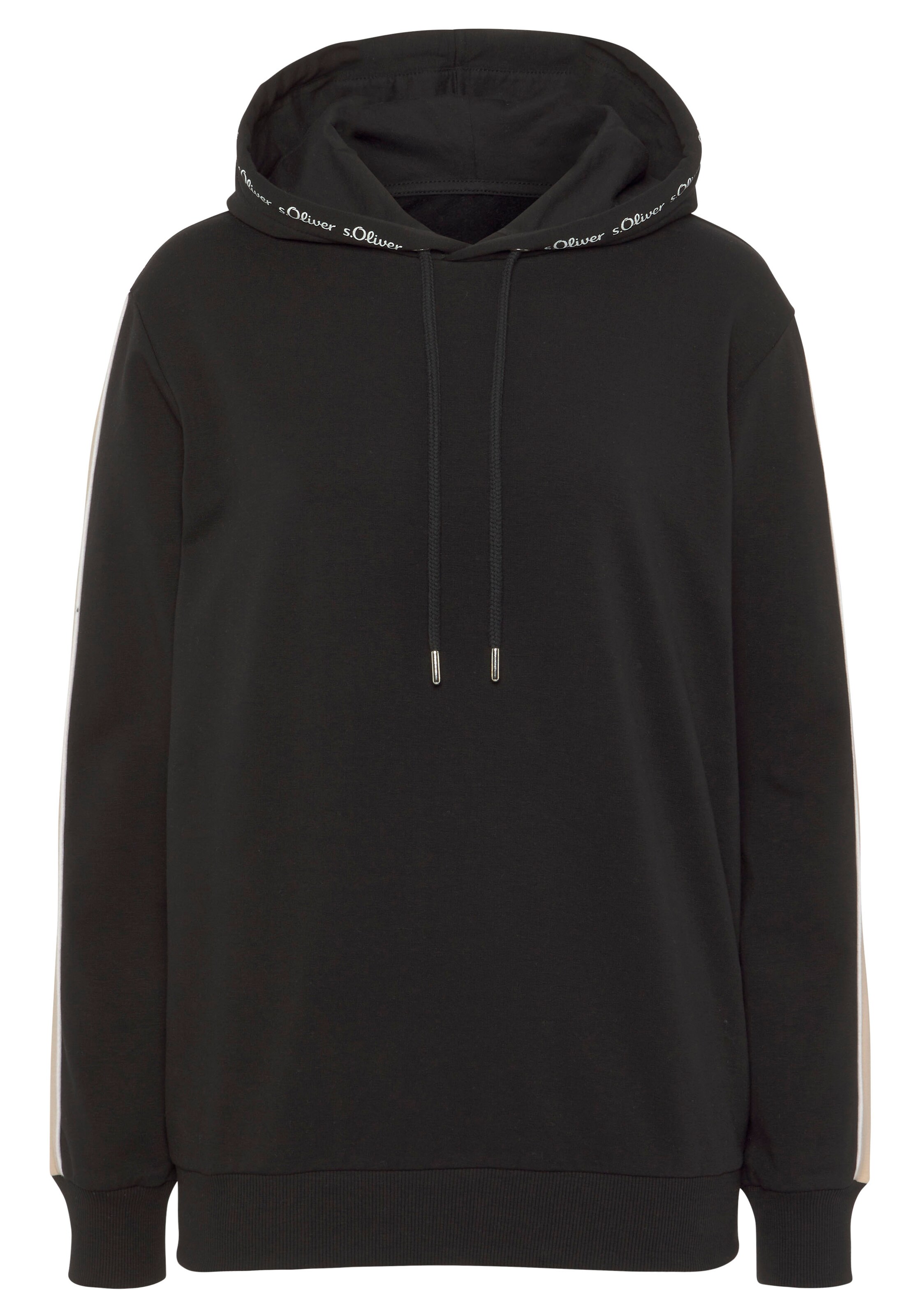 s.Oliver Sweatshirt in Schwarz: Vorderseite