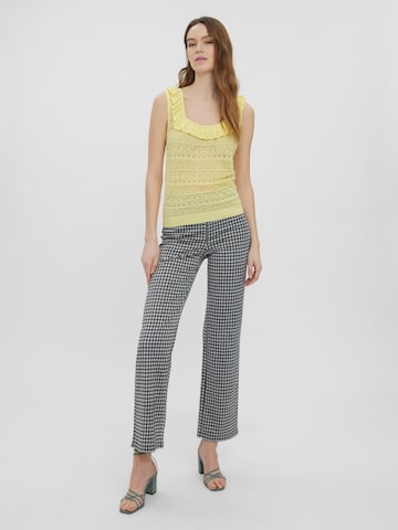 VERO MODA - Top de malha 'Mikia' em amarelo