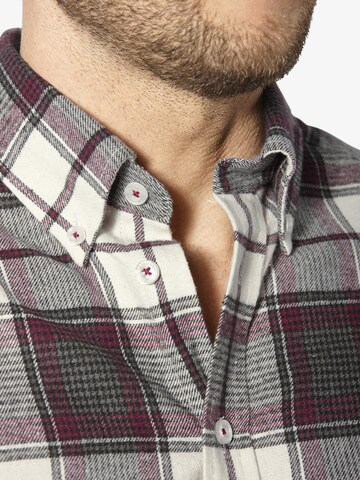 BABISTA Regular fit Button Up Shirt 'Salobeni' in Grey