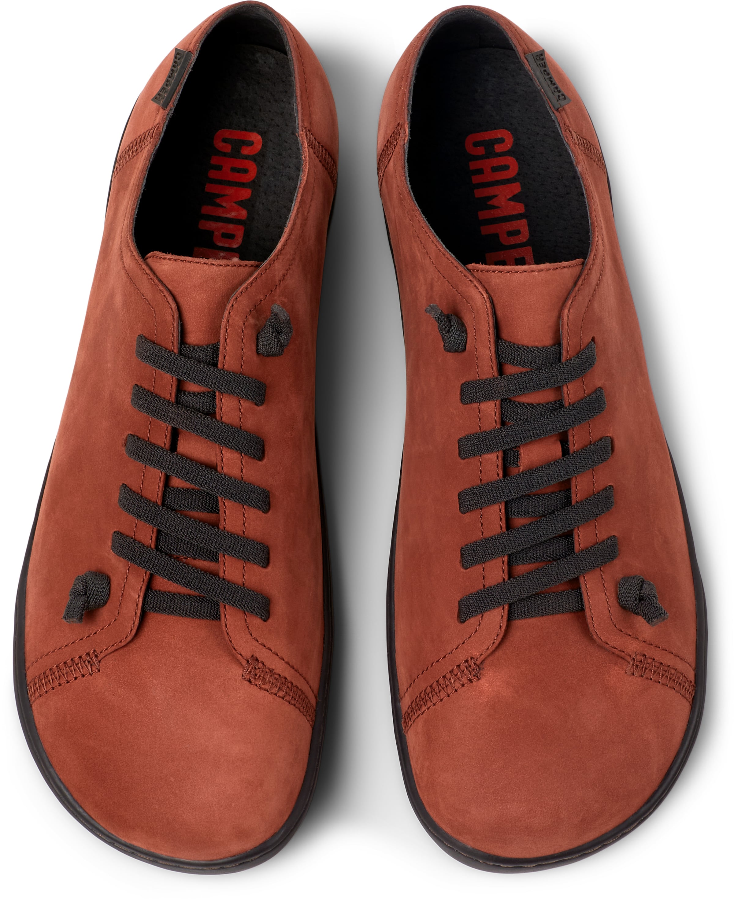 CAMPER Platform trainers in Red