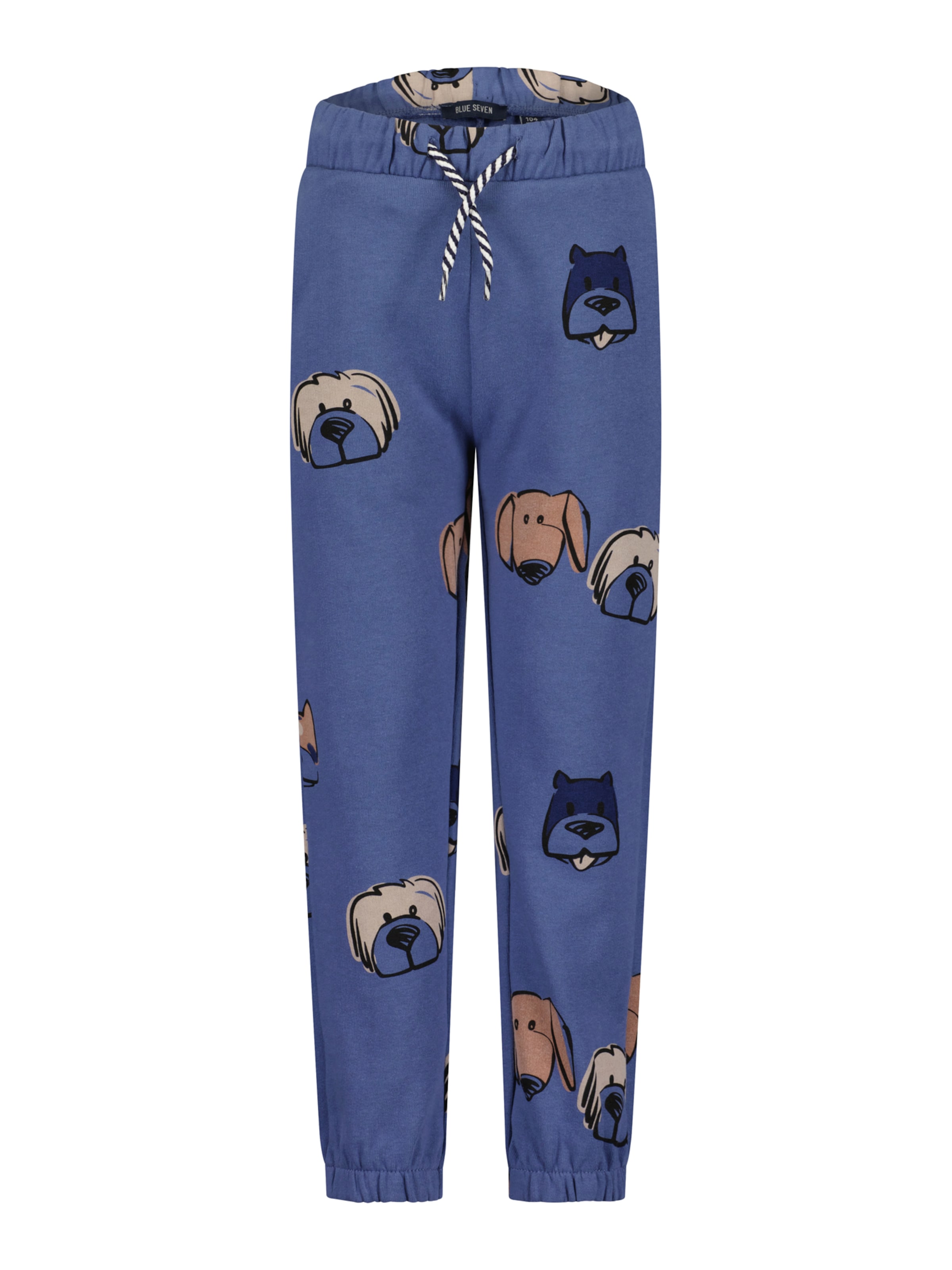 BLUE SEVEN Tapered Broek in Blauw: voorkant