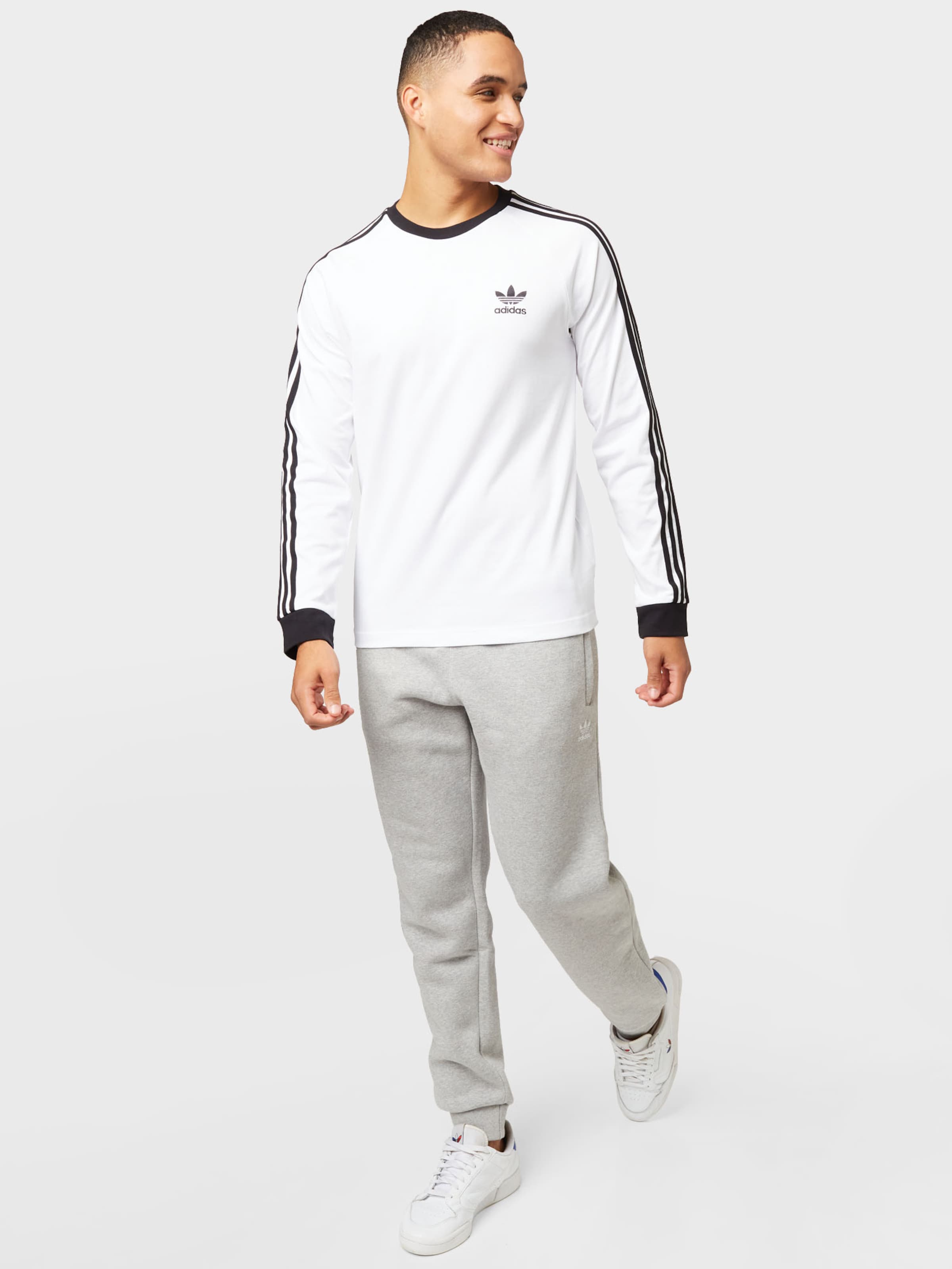 Ruina Marcha mala Mirilla ADIDAS ORIGINALS Camiseta en Blanco | ABOUT YOU