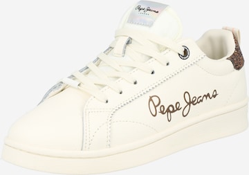 Pepe Jeans - Sapatilhas baixas 'MILTON ESSENTIAL' em branco: frente