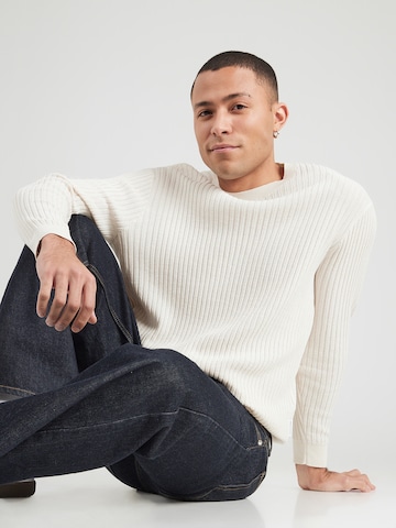 ARMANI EXCHANGE - Pullover em bege: frente