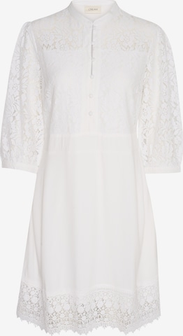 Cream Shirt Dress 'Milla' in White: front