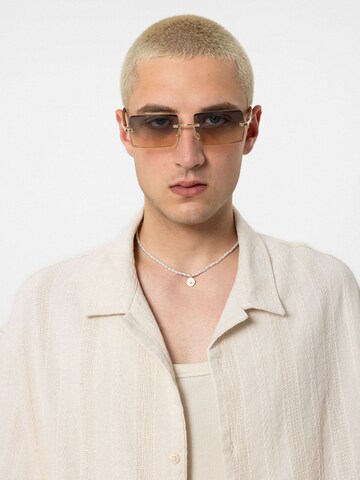 VAMOS CLO Comfort fit Button Up Shirt 'Crocus' in White