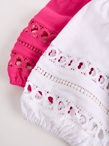 love & roses Bluse in Beige