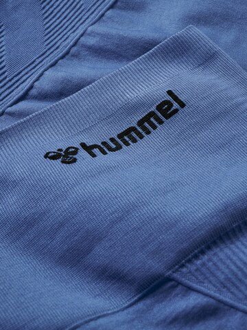 Hummel Skinny Workout Pants 'Tif' in Blue