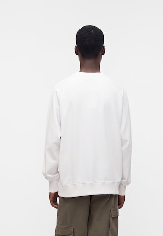Pegador - Sudadera 'SIGNAR' en blanco