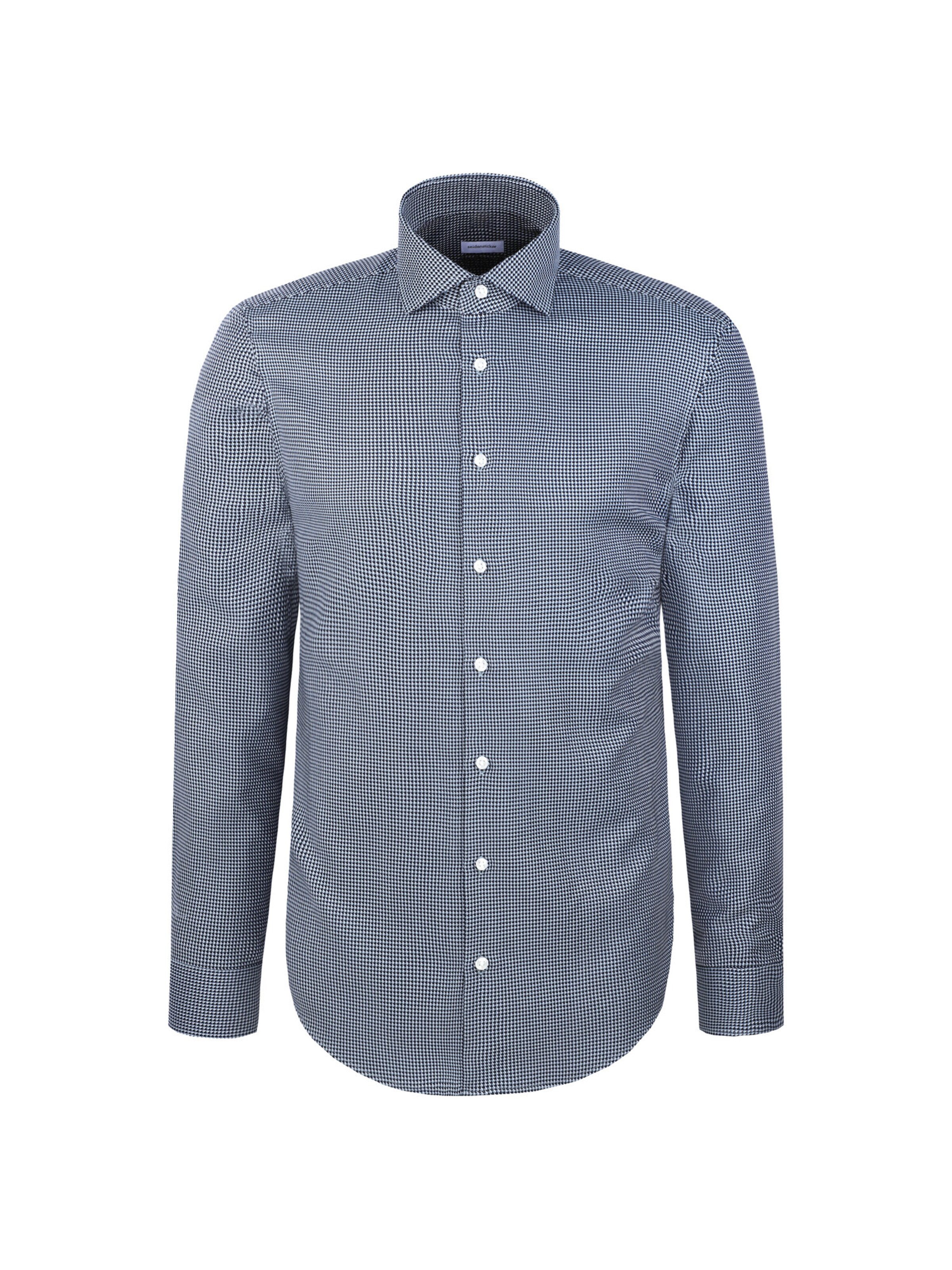 SEIDENSTICKER Zakelijk overhemd in Blauw: voorkant