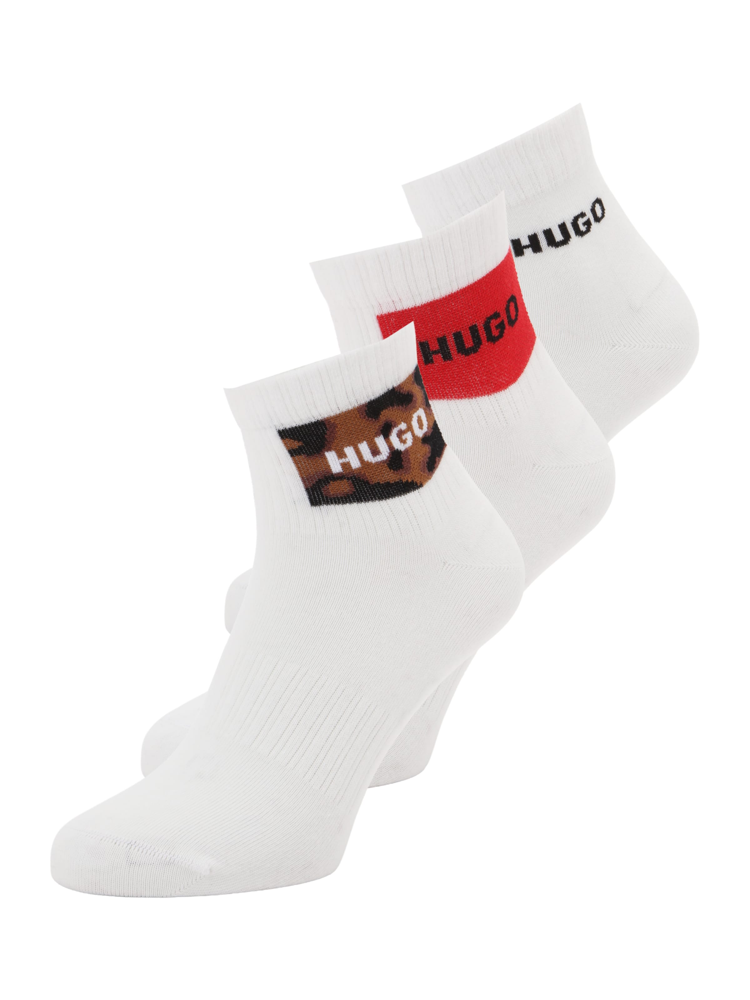 HUGO Ponožky ' TORTOISE' - hnědá / červená / černá / bílá, Produkt