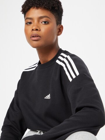 juoda ADIDAS SPORTSWEAR Sportinio tipo megztinis