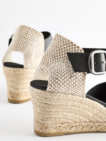 Next Strap Sandals in Black