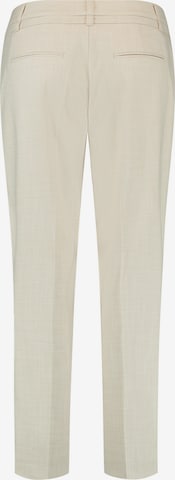 GERRY WEBER Regular Trousers with creases in Beige