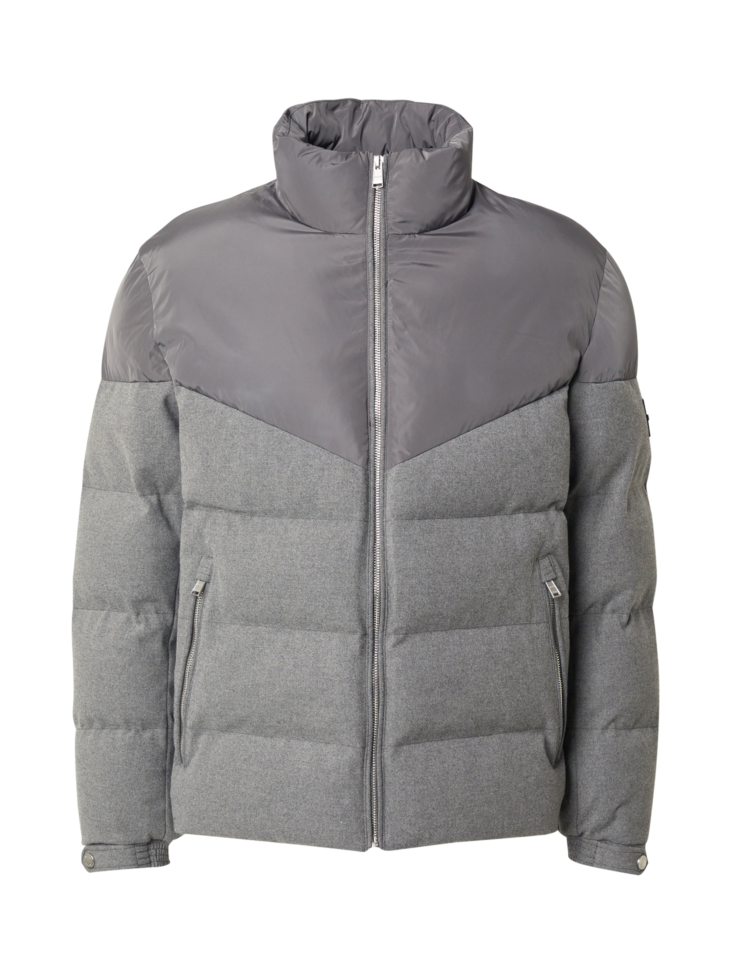 Giacca invernale 'Clanello1' di BOSS in grigio: frontale