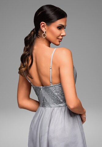 Robe de soirée Ombre en gris