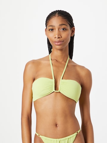 dzeltens Hunkemöller Bandeau Bikini augšdaļa: no priekšpuses