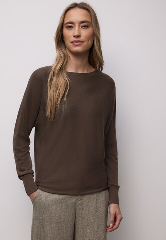 STREET ONE Pullover 'Dolman' in Braun: Vorderseite