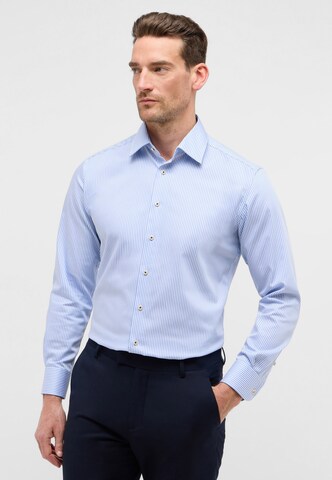 ETERNA Regular fit Zakelijk overhemd in Blauw: voorkant