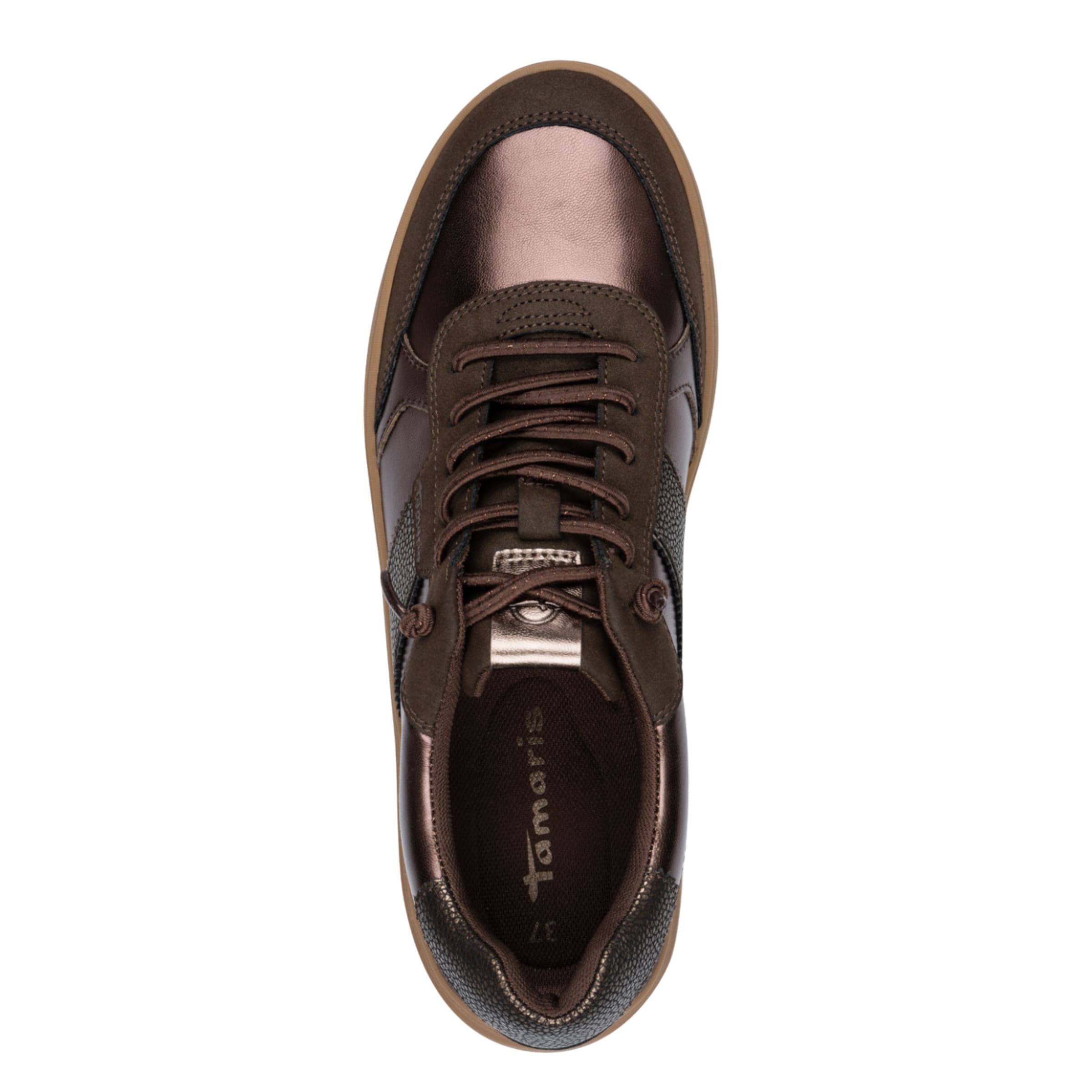 Baskets basses Tamaris en marron