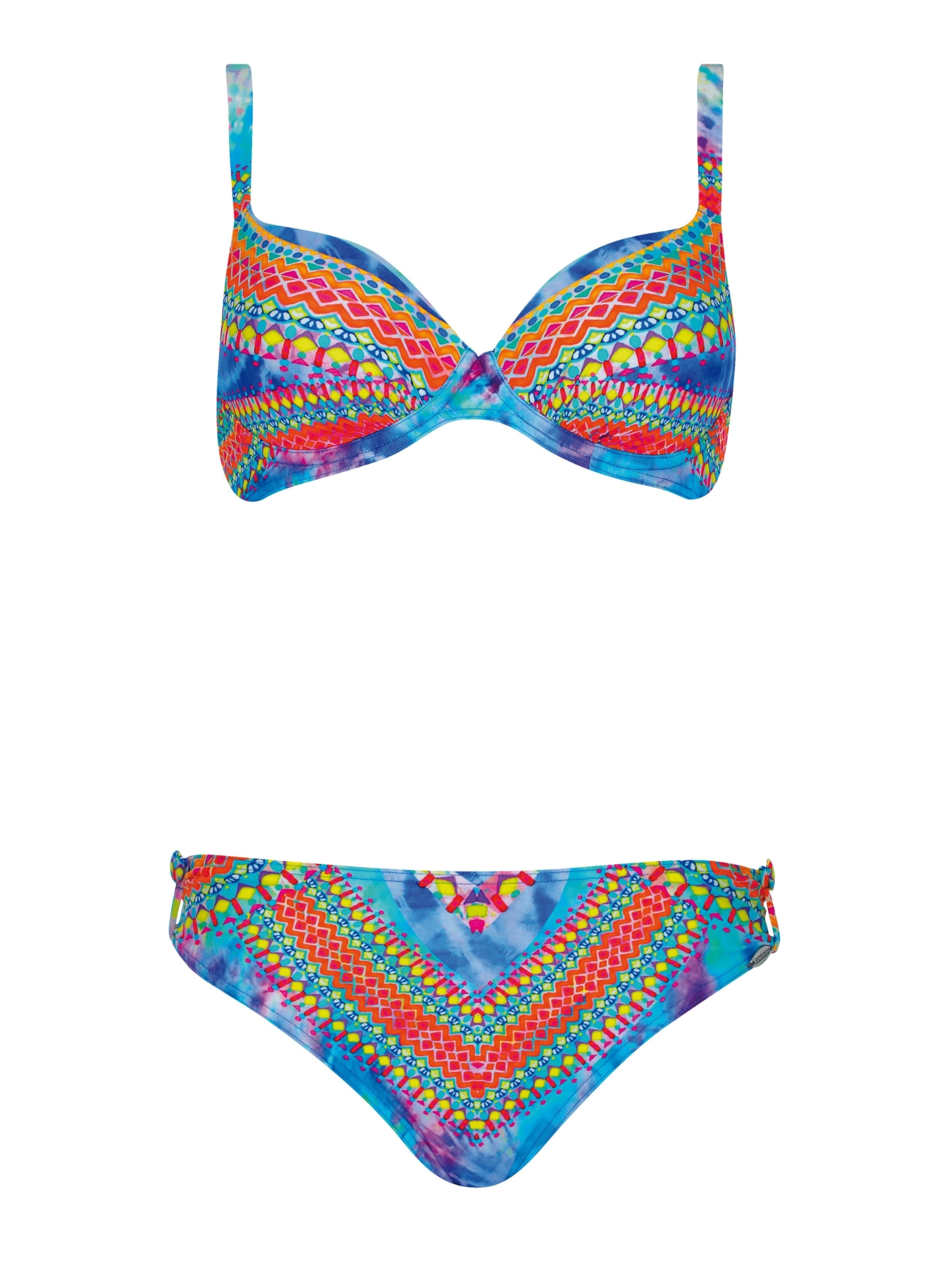 SUNFLAIR T-Shirt Bikini in Mischfarben: Vorderseite